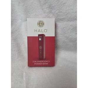 HALO 2.5 Emergency Power Bank Red Brand New USB-A, USB-C Cable